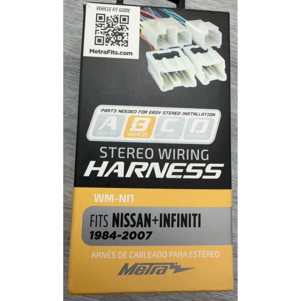 Metra WM-NI1 Stereo Wiring Harness Nissan Infiniti 1984-2007 Radio Adapter